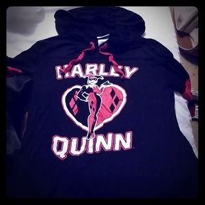 A Harley Quinn Hooded T-Shirt